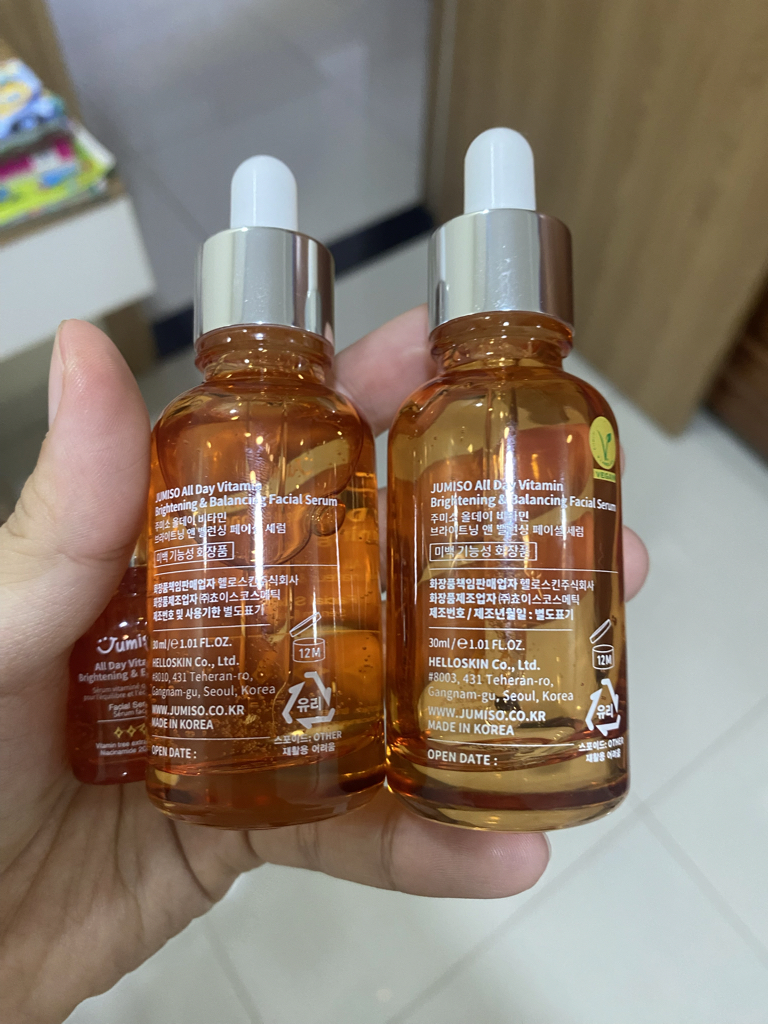 주미소 (JUMISO) 올데이 비타민 브라이트닝&밸런싱 페이셜 세럼 review image