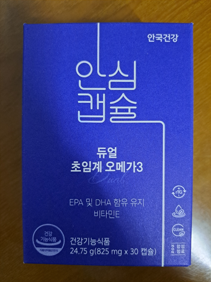안국건강 (AGHEALTH) 아이메가 듀얼 초임계 rTG 오메가3 review image