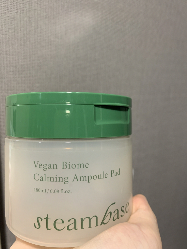 纯素生物群落镇定安瓿垫的真实用户使用照片