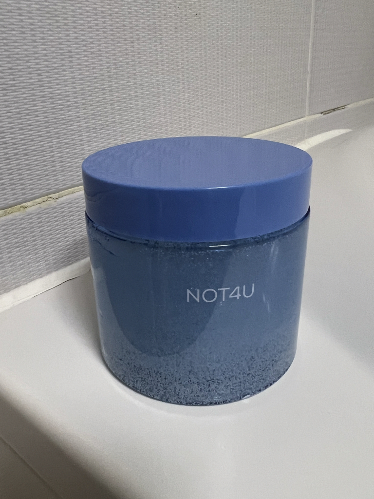清洁身体磨砂膏的真实用户使用照片