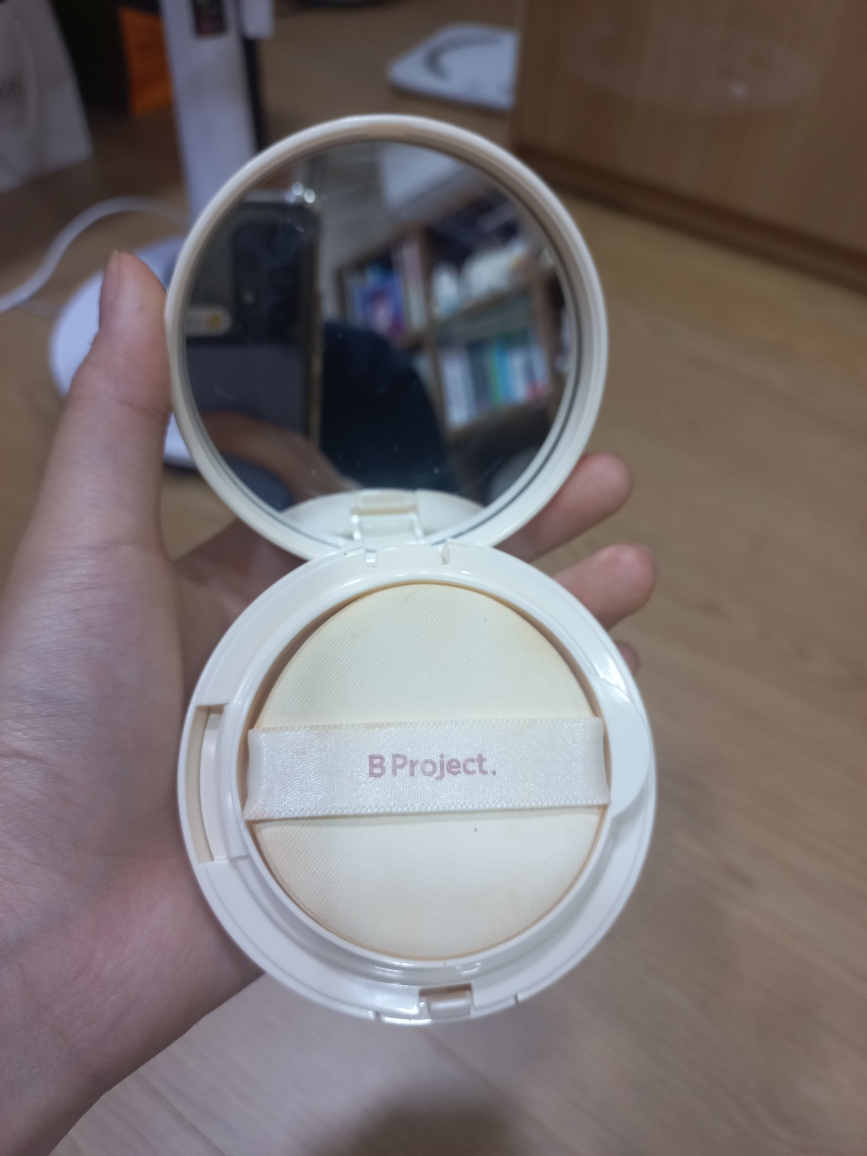 BProject 持久亮肤蜜粉饼 [SPF50+/PA+++] [N21 自然象牙色］ common.review image