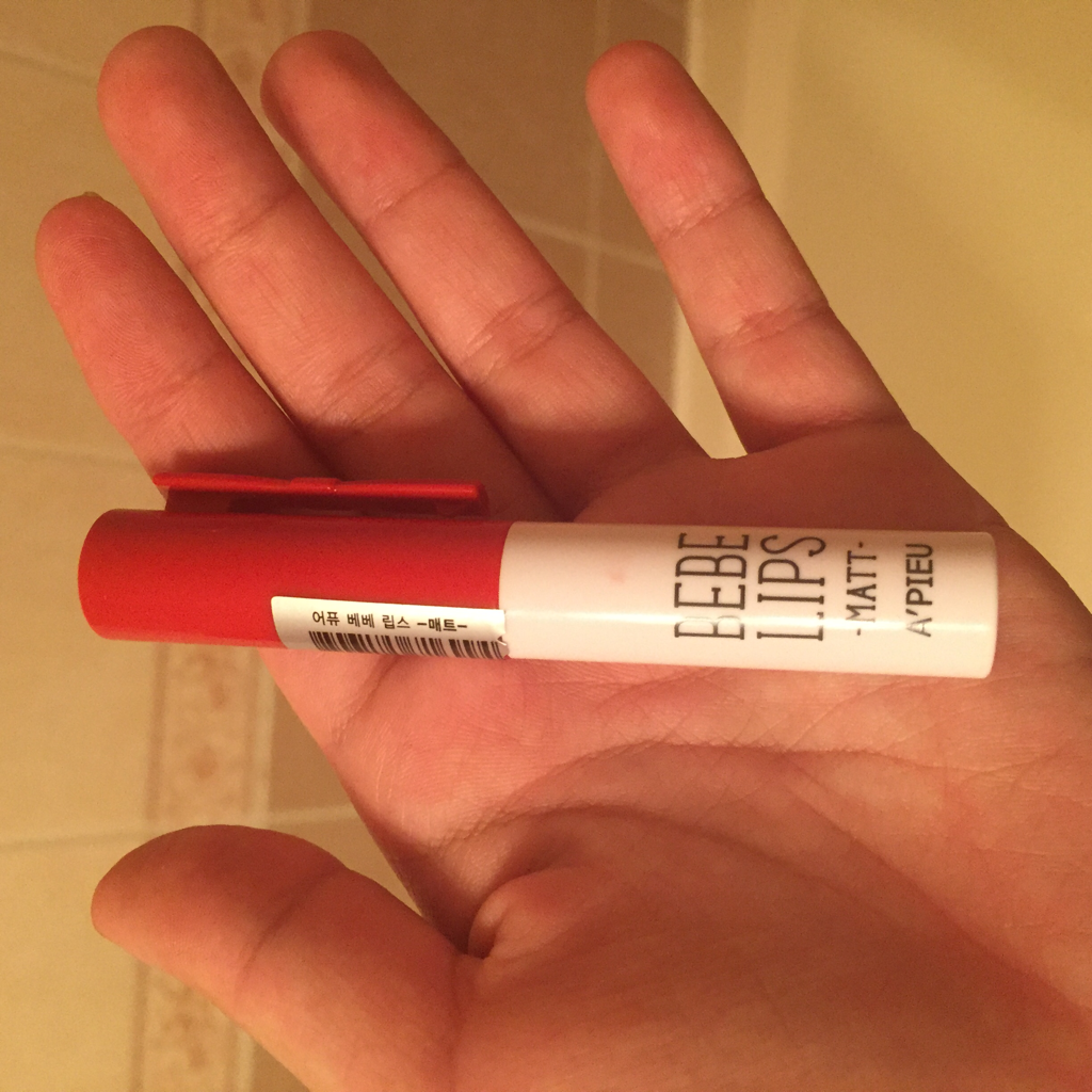 Real user review photo of Bebe Lips [MOR01 Bebe Grapefruit]