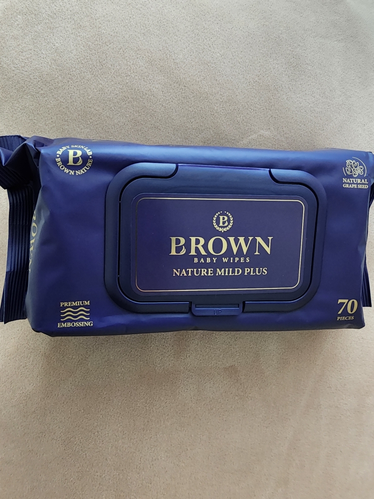 브라운 (BROWN) 네이처 마일드 플러스 아기물티슈 review image