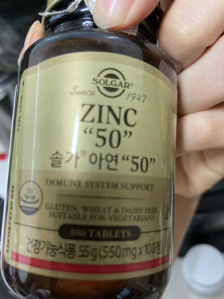 Real user review photo of ZINC "50"