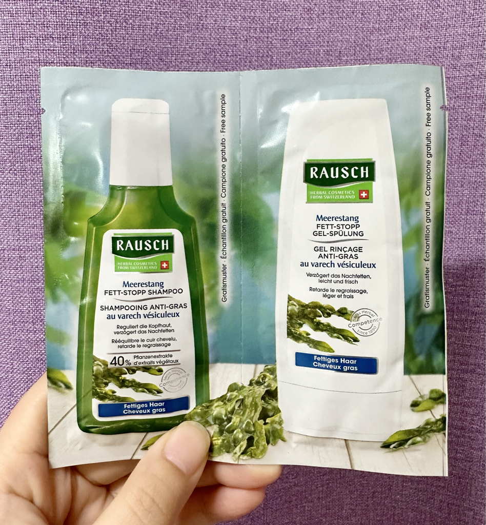 海藻脱脂洗发水的真实用户使用照片