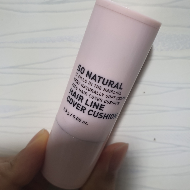 쏘내추럴 (SO'NATURAL) 헤어 라인 커버 쿠션 [라이트브라운] review image