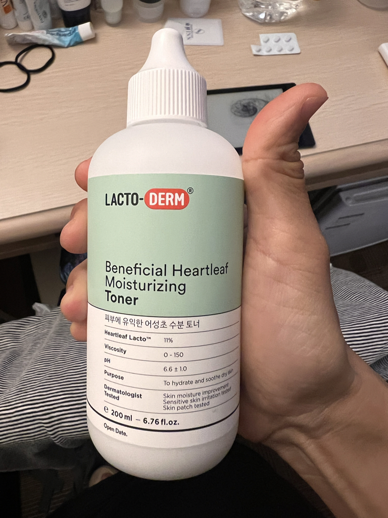 락토덤 (LACTO-DERM) 피부에 유익한 어성초 수분 토너 review image