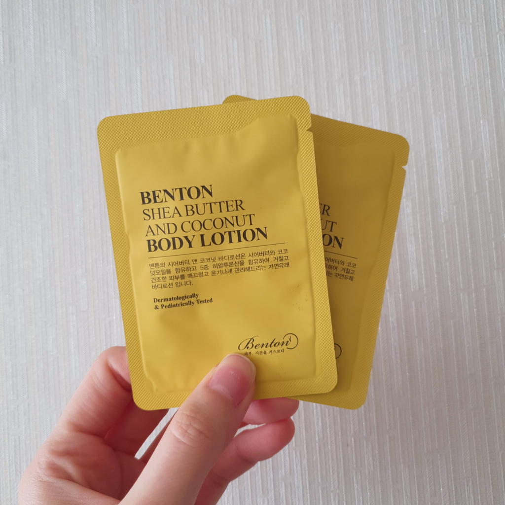 椰油和椰子身体乳的真实用户使用照片
