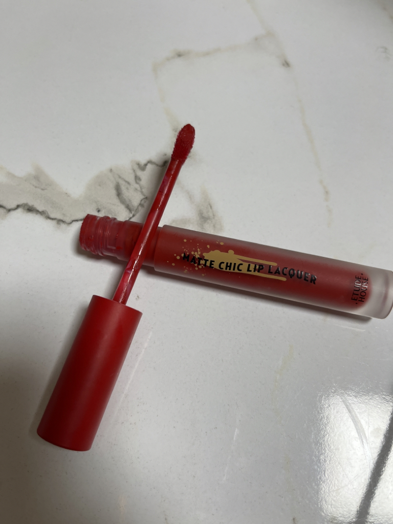 ETUDE Matt Chic Lip Lacquer [OR201 Refreshing Grapefruit] review image
