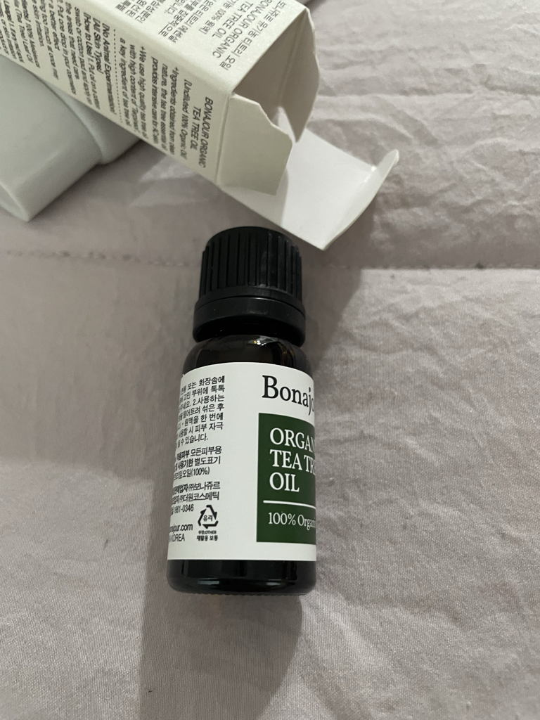 有机茶树油的真实用户使用照片