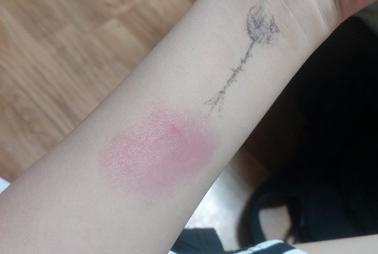 樱桃润唇膏的真实用户使用照片