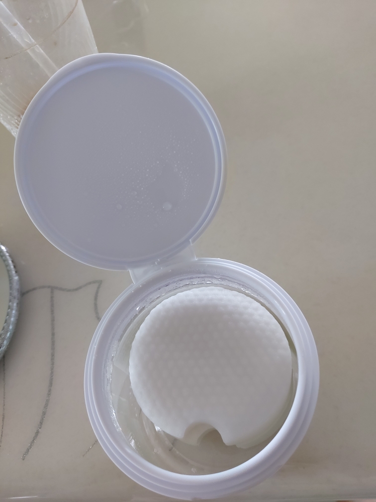 茶树化妆棉的真实用户使用照片
