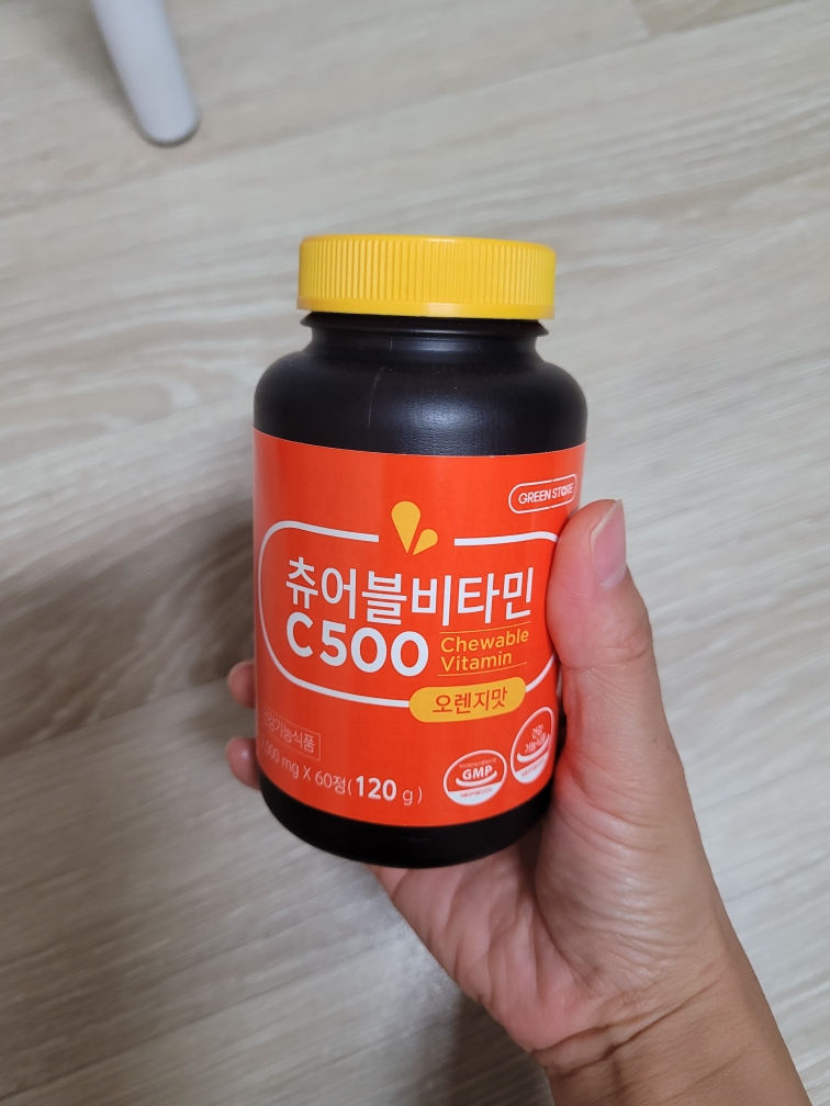 그린스토어 (GREENSTORE) 츄어블 비타민 C 500 [오렌지맛] review image