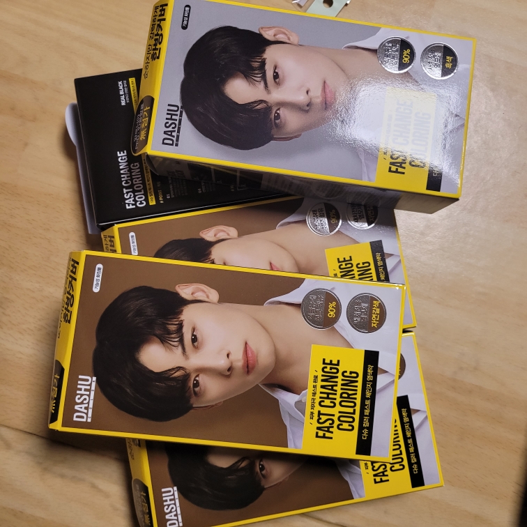다슈 (DASHU) 컬러 패스트 체인지 염색약 [자연갈색] review image