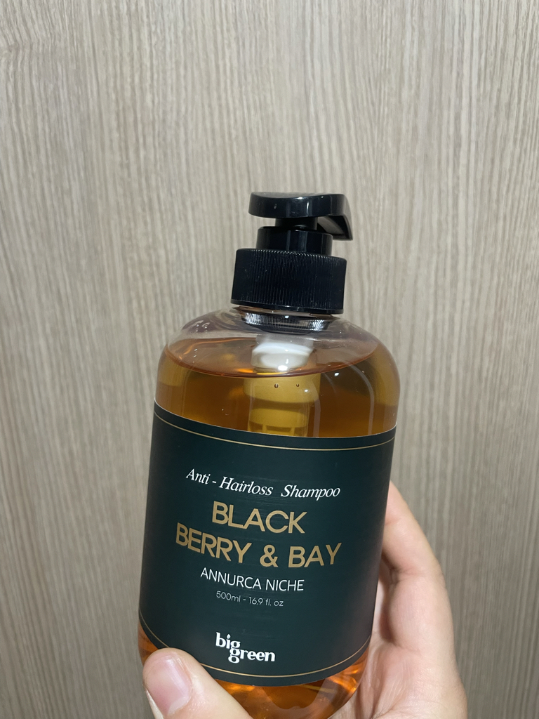 빅그린 (biggreen) 아누카사과 니치 탈모 샴푸 [블랙베리&베이] review image