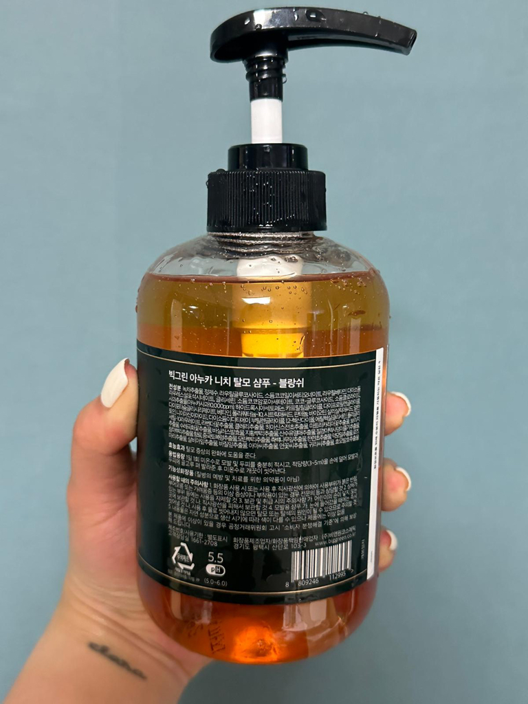빅그린 (biggreen) 아누카사과 니치 탈모 샴푸 [블랑쉬] review image