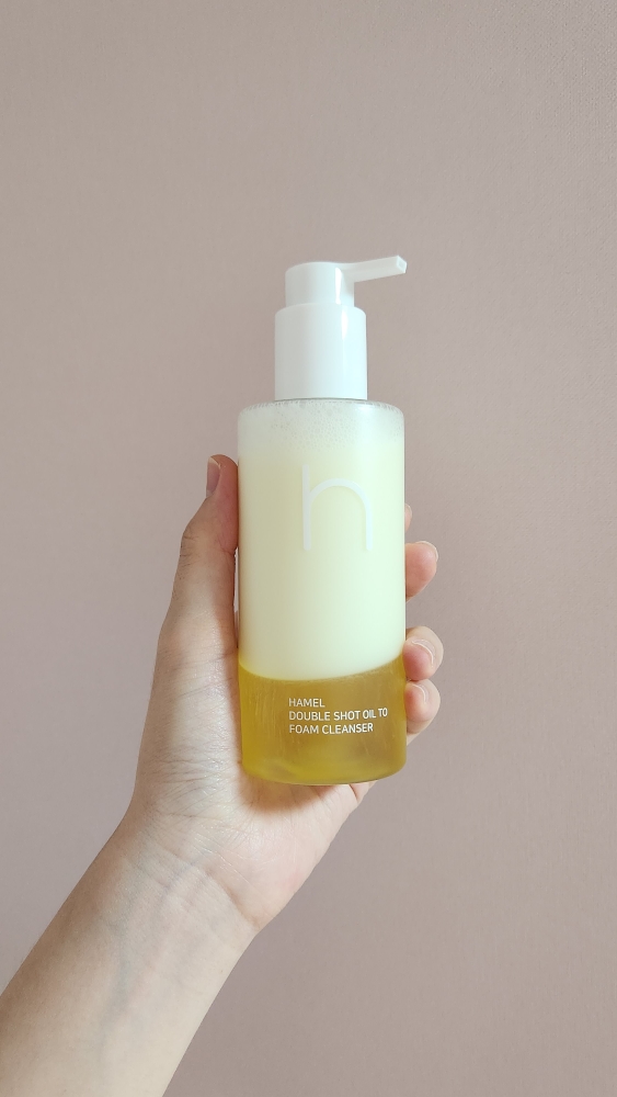 hamel DOUBLE SHOT OIL TO FOAM CLEANSER | Hwahae Global