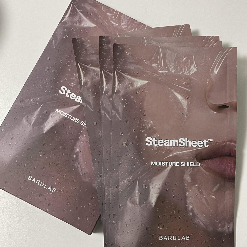 蒸汽面膜™ 保湿护盾油锁面膜的真实用户使用照片