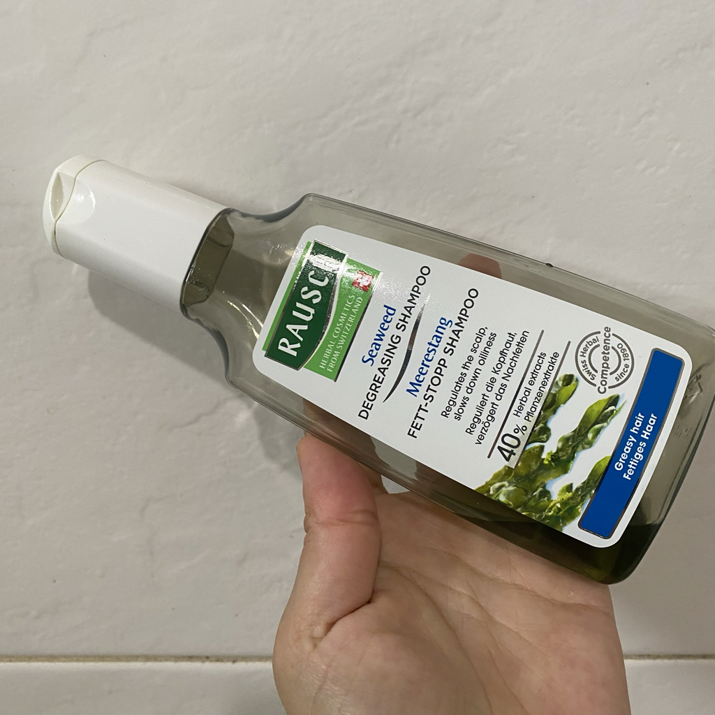 海藻脱脂洗发水的真实用户使用照片