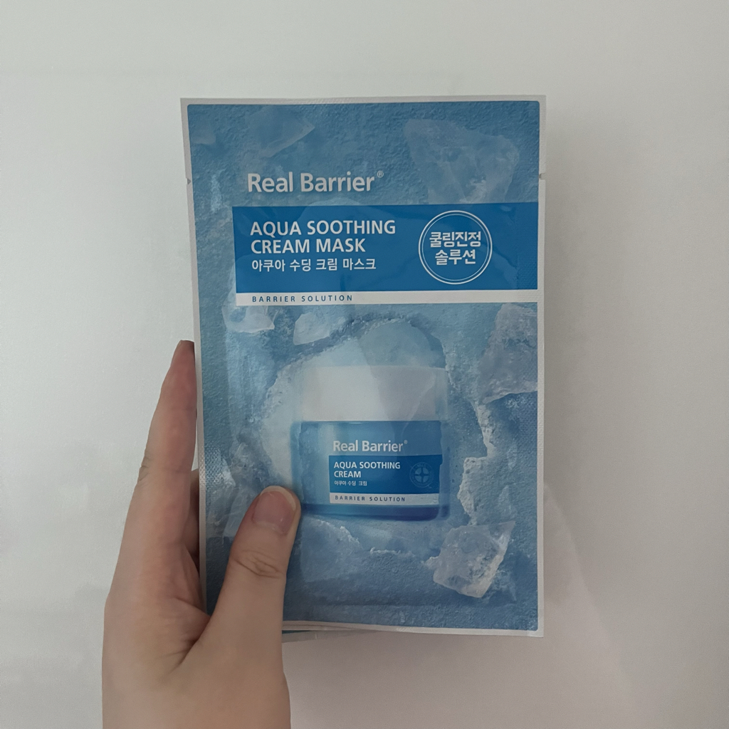 Real user review photo of Aqua Soothing Cream Mask