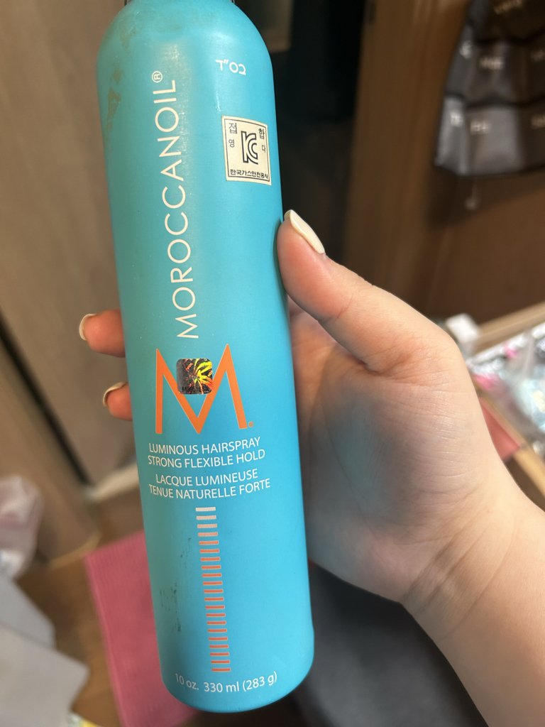 모로칸오일 (MOROCCANOIL) 루미너스 헤어 스프레이 [스트롱] review image