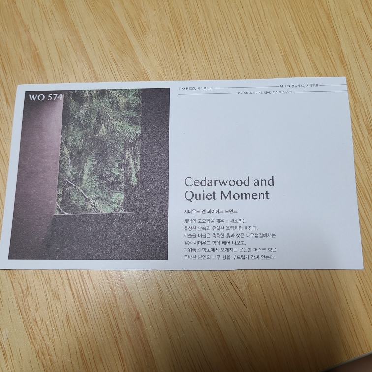 티슬로 (TISLO) 핸드크림 [시더우드앤콰이어트모먼트] review image