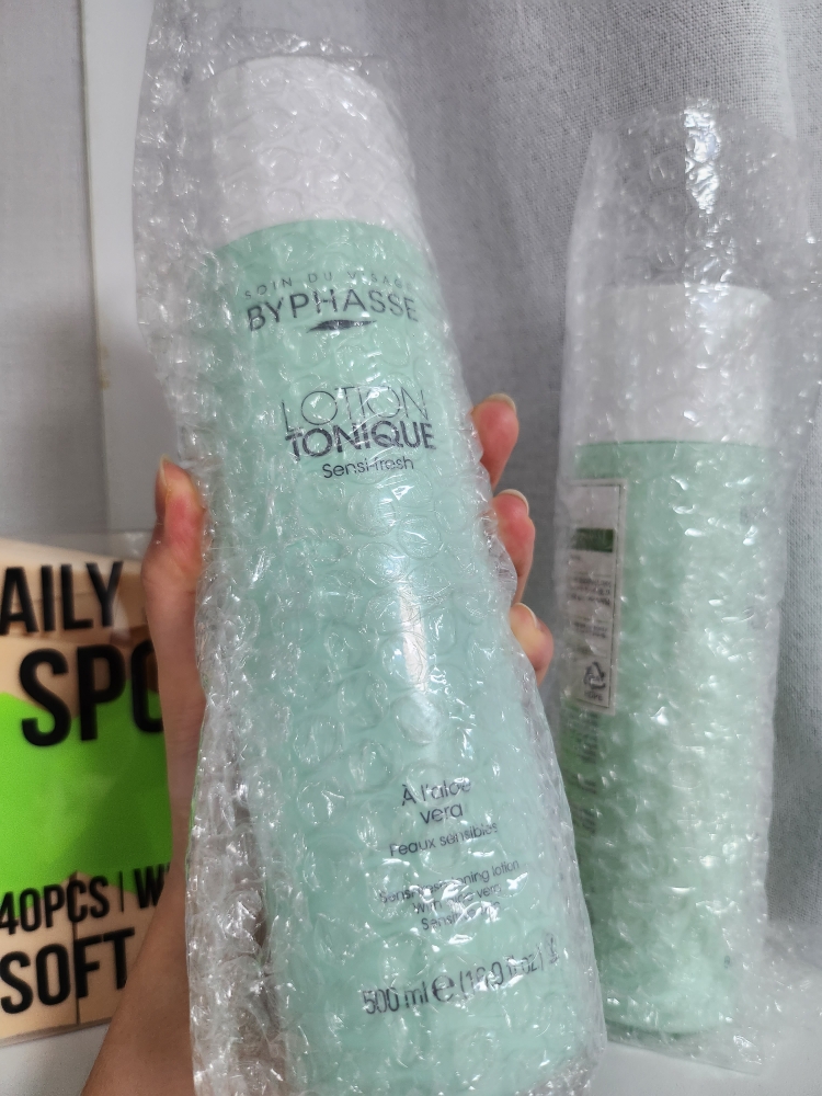 清新芦荟爽肤水的真实用户使用照片