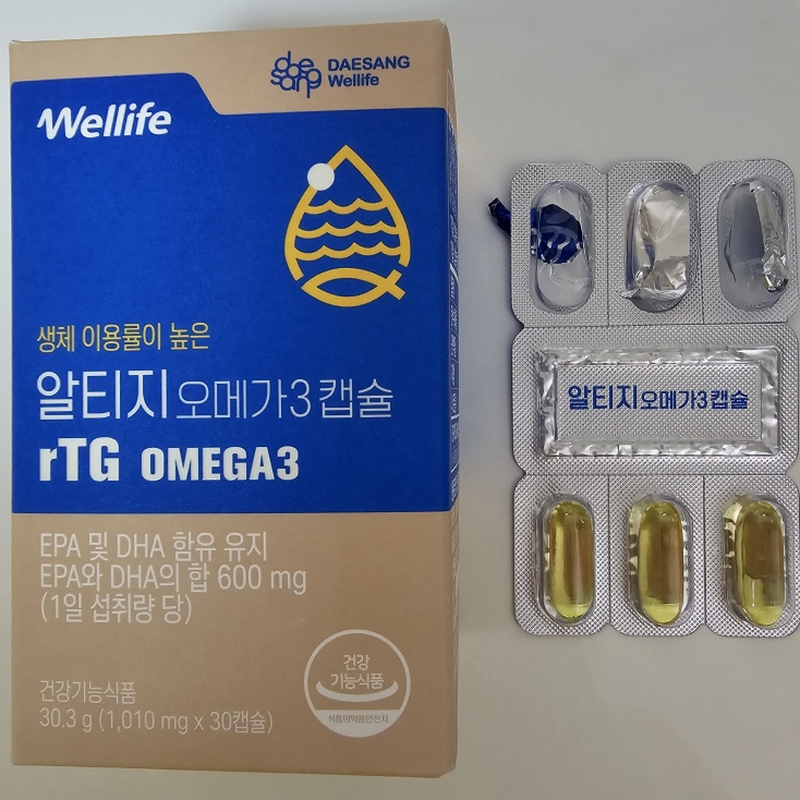 대상웰라이프 (Wellife) 알티지 오메가3 캡슐 review image