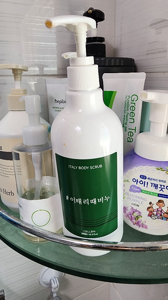 意大利天然肥皂磨砂膏的真实用户使用照片