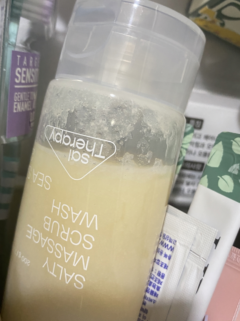 盐浴按摩磨砂洗浴的真实用户使用照片