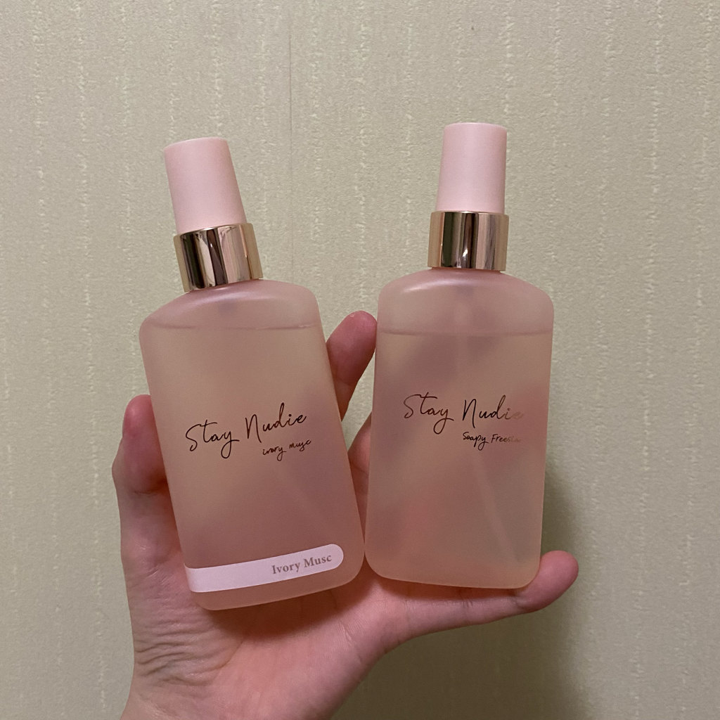 Ivory Musc Stay Nudie Perfume Body Holic Stay Nudie Hair Body Mist