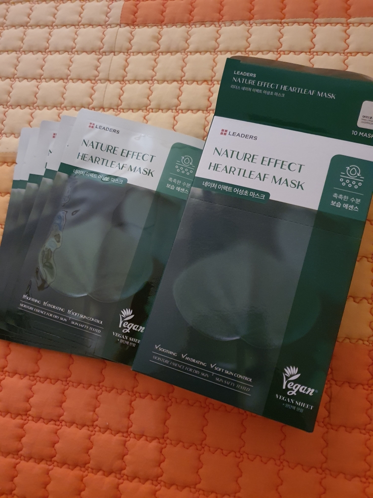 自然效果面膜[金银花]的真实用户使用照片