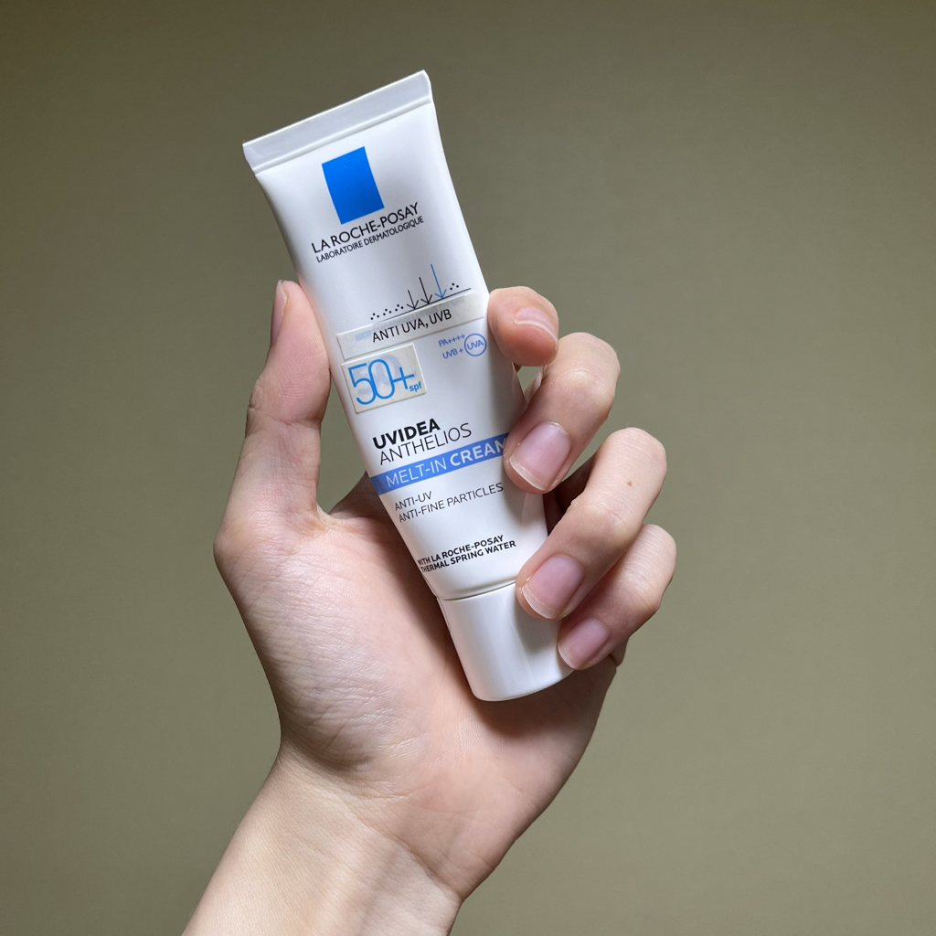 Ubidea Anthelios Melt-in Cream [SPF50+/PA++++]的真实用户使用照片
