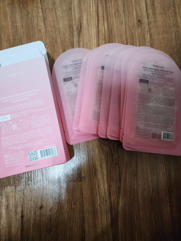 프리메이 (freemay) 이오나이즈 앰플 마스크 [핑크아쿠아] review image
