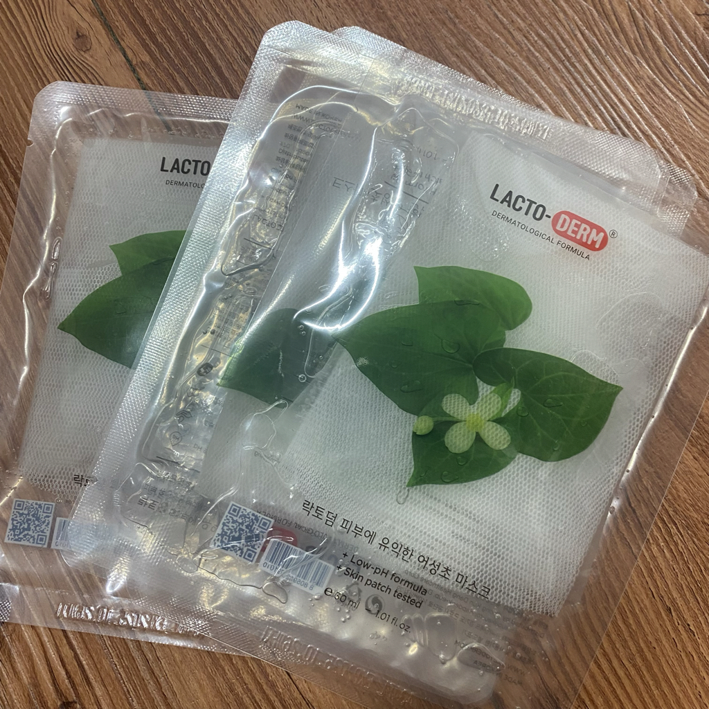 有益于皮肤的鱼腥草面膜的真实用户使用照片