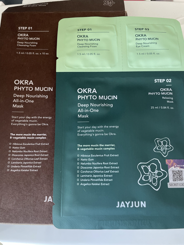 Real user review photo of Okra Phytomucin Deep Nourishing All-in-One Mask