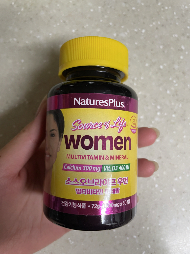 네이처스플러스 (NaturesPlus) 소스오브라이프 우먼 멀티비타민 review image