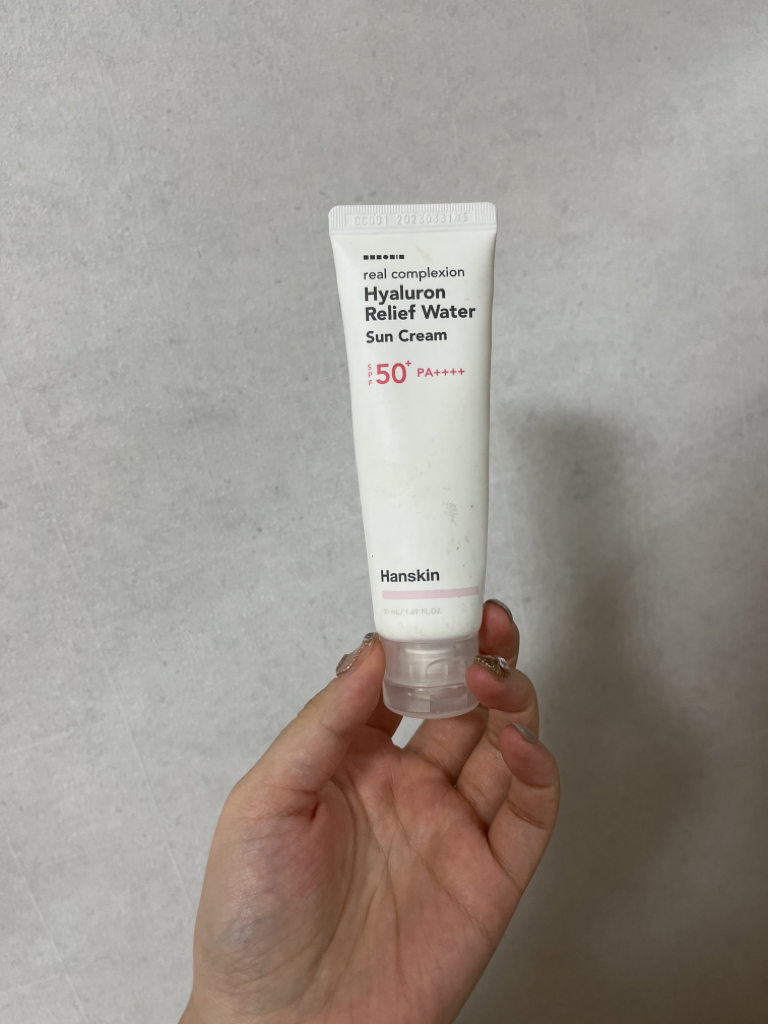 Hanskin 真实肌肤玻尿酸舒缓防晒水 [SPF50+/PA++++] common.review image