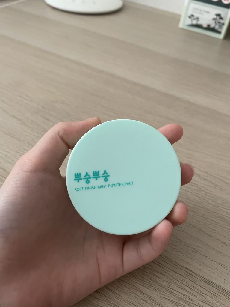 미팩토리 (MEFACTORY) 뿌숭뿌숭 민트 파우더 팩트 review image