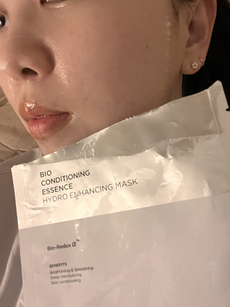 生物调理精华 水润增强面膜的真实用户使用照片