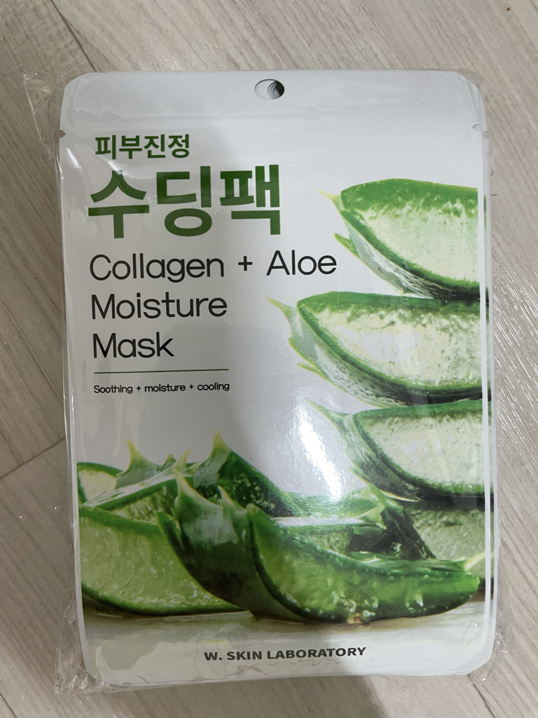 W.SKINLABORATORY 芦荟舒缓保湿面膜 common.review image