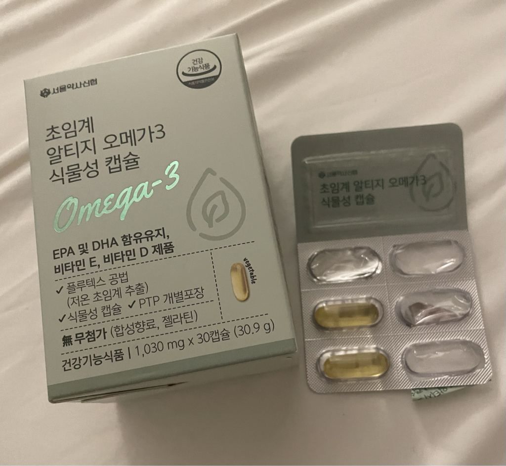 서울약사신협 초임계 알티지 식물성 오메가3 review image