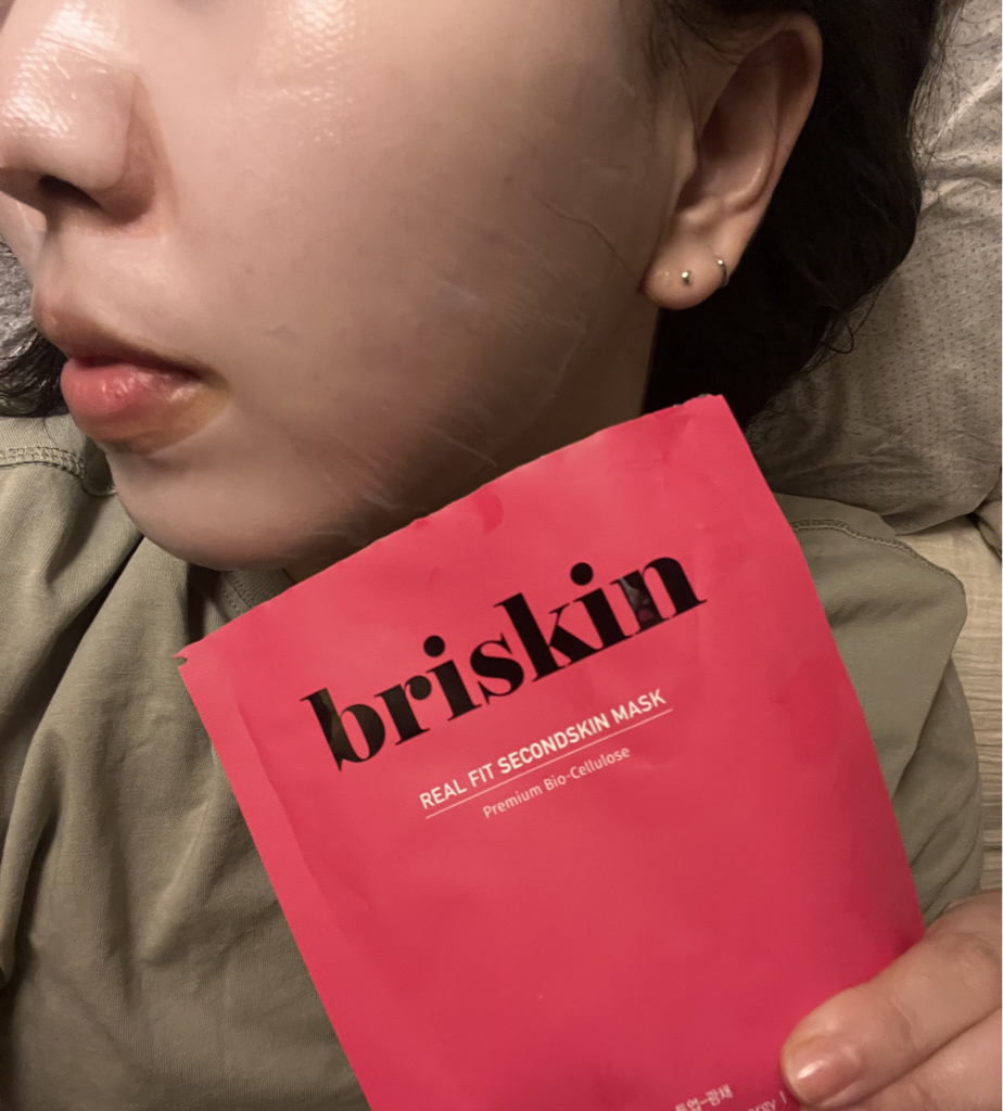 브리스킨 (briskin) 리얼 핏 세컨드 스킨 바이오셀룰로오스 마스크 [톤업광채] review image