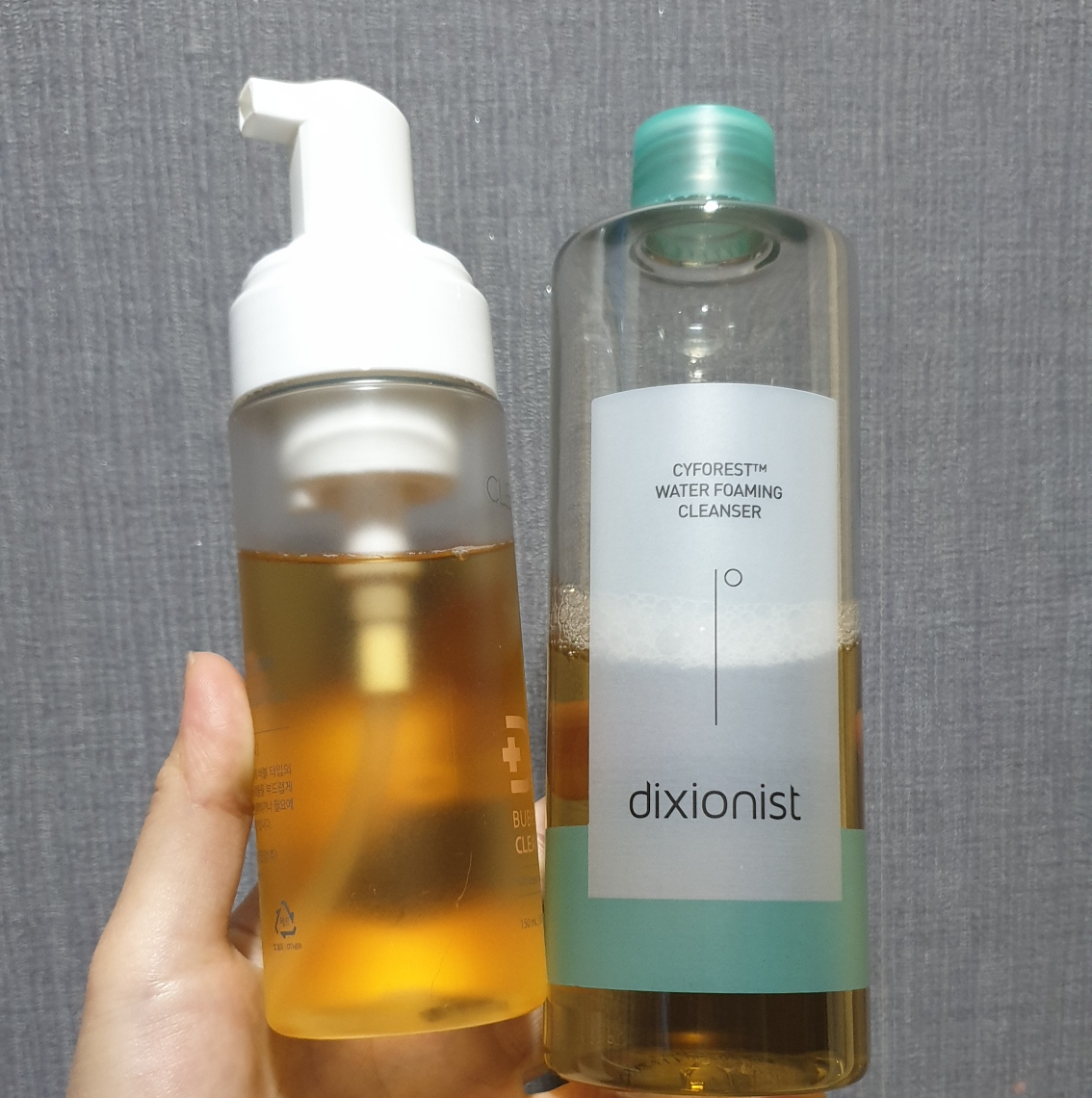 森林系泡沫洁面乳的真实用户使用照片
