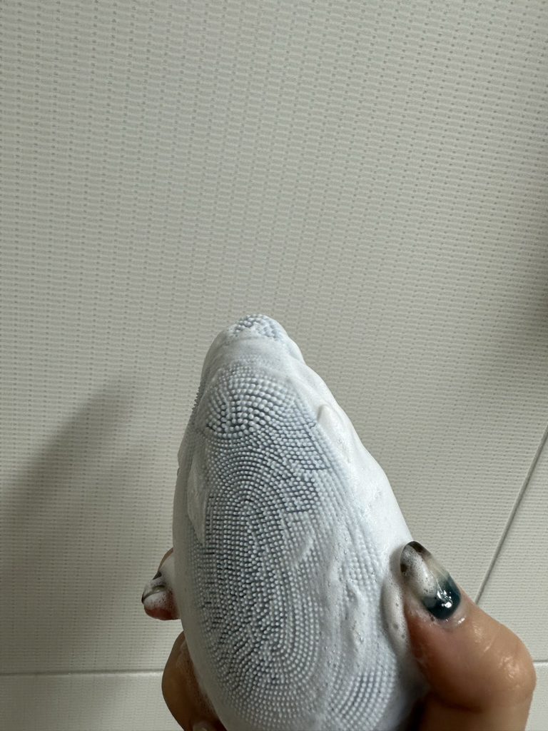 绿色番茄深层毛孔清洁超级泡沫的真实用户使用照片
