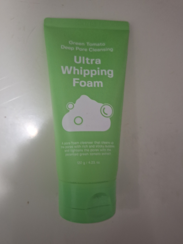 绿色番茄深层毛孔清洁超级泡沫的真实用户使用照片