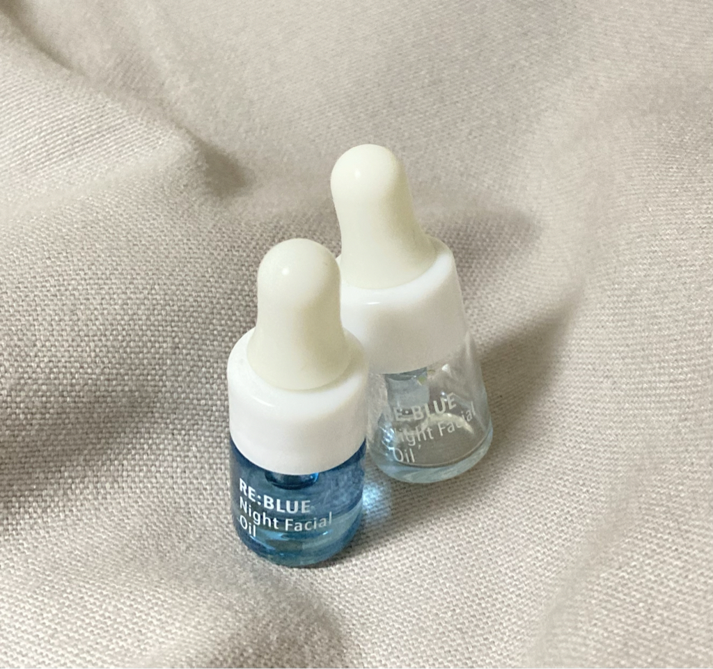 Reblue 夜间面部护理油的真实用户使用照片