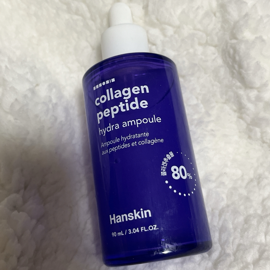胶原蛋白肽水润安瓶的真实用户使用照片