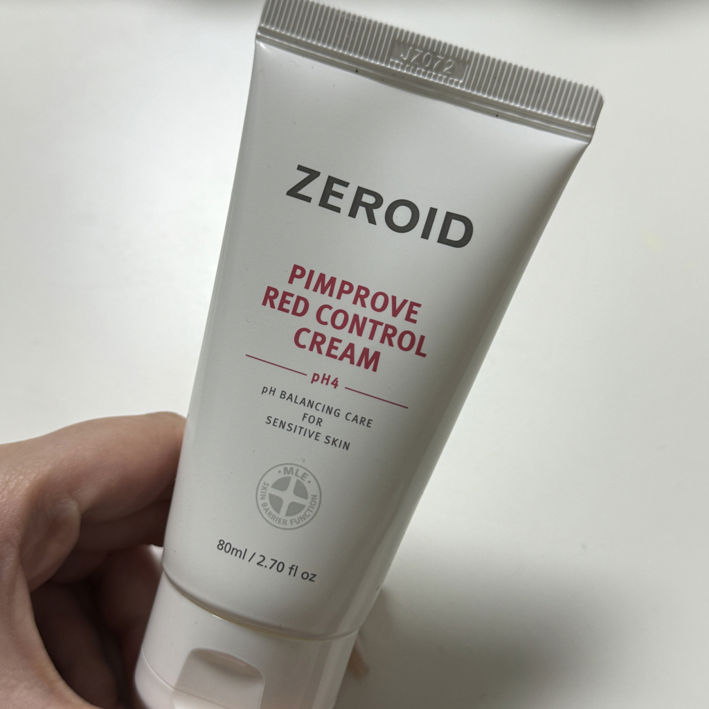 Real user review photo of PIMPROVE RED CONTROL CREAM