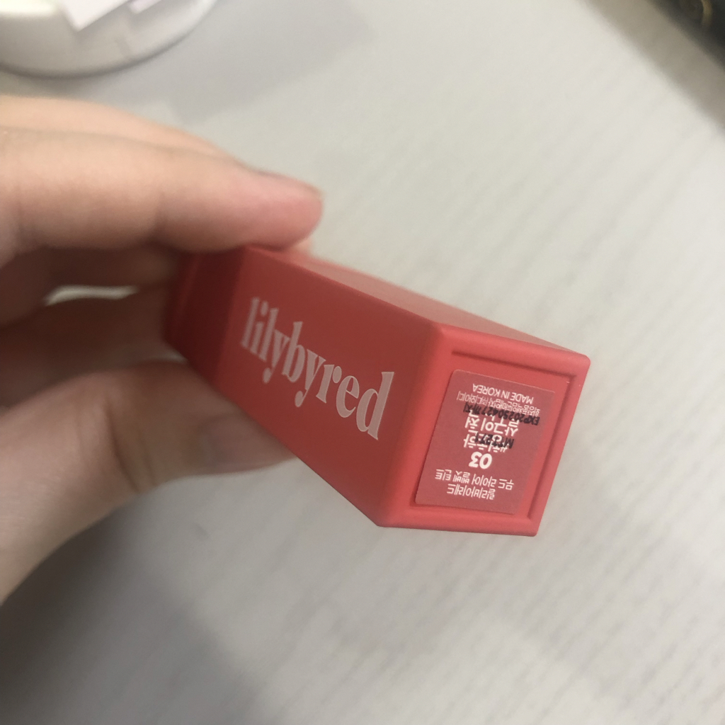 릴리바이레드 (lilybyred) 무드 라이어 벨벳 틴트 [3호 청초한살구인척] review image